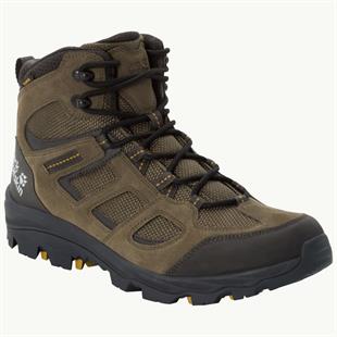Jack Wolfskin 4042461 Vojo 3 Texapore Mid M Khaki/Phantom Erkek Outdoor Bot