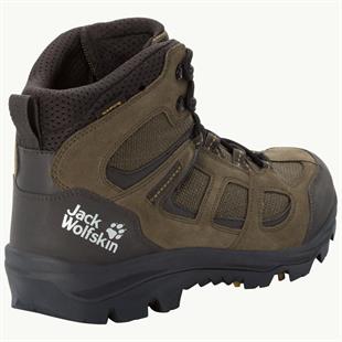 Jack Wolfskin 4042461 Vojo 3 Texapore Mid M Khaki/Phantom Erkek Outdoor Bot
