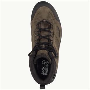 Jack Wolfskin 4042461 Vojo 3 Texapore Mid M Khaki/Phantom Erkek Outdoor Bot