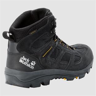 Jack Wolfskin 4042461 Vojo Texapore Mid Black/Burly/Yellow XT Erkek Outdoor Bot