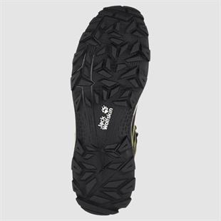Jack Wolfskin 4043871 Downhill Texapore Mid Black/Lime Outdoor Erkek Bot