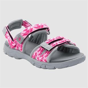 Jack Wolfskin 4046421 2 In 1 Sandal K Pink/Light Grey Kadın Sandalet