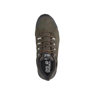 Jack Wolfskin 4049851 Refugio Texapore Low M Khaki/Phantom Erkek Outdoor Ayakkabı