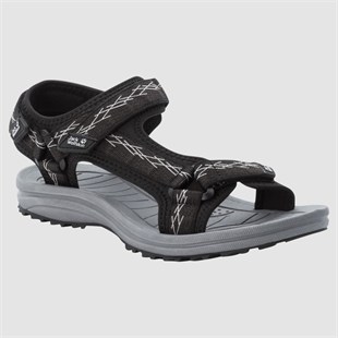 Jack Wolfskin 4050291 Wave Breaker W Black/Grey Kadın Sandalet