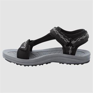 Jack Wolfskin 4050291 Wave Breaker W Black/Grey Kadın Sandalet