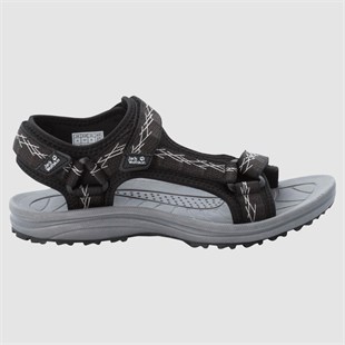 Jack Wolfskin 4050291 Wave Breaker W Black/Grey Kadın Sandalet