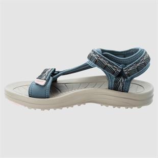 Jack Wolfskin 4050291 Wave Breaker W Bluish Grey/Rose Kadın Sandalet