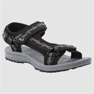 Jack Wolfskin 4050291 Wave Breaker W Black/Grey Kadın Sandalet