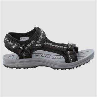 Jack Wolfskin 4050291 Wave Breaker W Black/Grey Kadın Sandalet