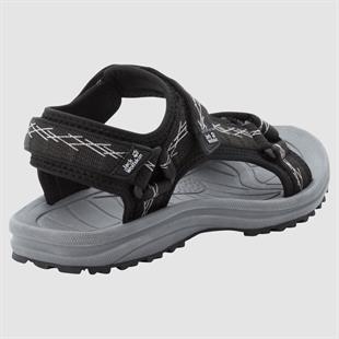 Jack Wolfskin 4050291 Wave Breaker W Black/Grey Kadın Sandalet
