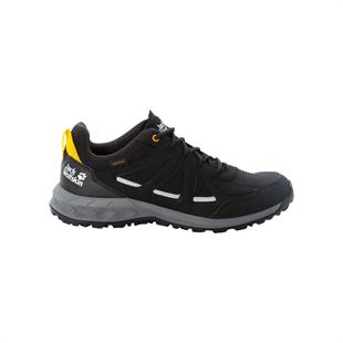 Jack Wolfskin 4051271 Woodland 2 Texapore Low M Black/Burly Yellow XT Erkek Outdoor Ayakkabı