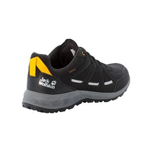 Jack Wolfskin 4051271 Woodland 2 Texapore Low M Black/Burly Yellow XT Erkek Outdoor Ayakkabı