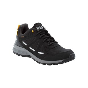 Jack Wolfskin 4051271 Woodland 2 Texapore Low M Black/Burly Yellow XT Erkek Outdoor Ayakkabı