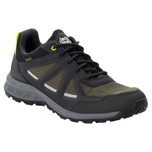 Jack Wolfskin 4051271 Woodland 2 Texapore Low M Khaki/Green Erkek Outdoor Ayakkabı