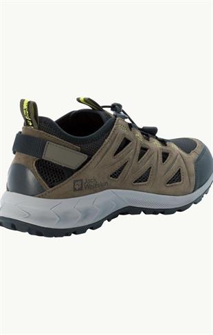 Jack Wolfskin 4051301 Woodland 2 Hybrid Low Khaki/Lime Erkek Outdoor Ayakkabı