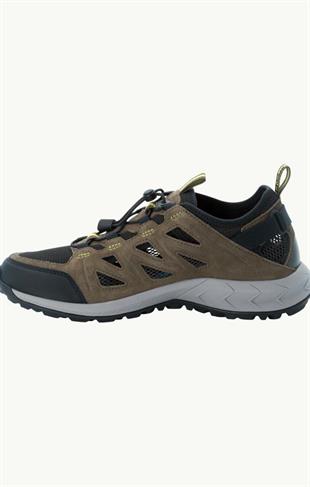 Jack Wolfskin 4051301 Woodland 2 Hybrid Low Khaki/Lime Erkek Outdoor Ayakkabı