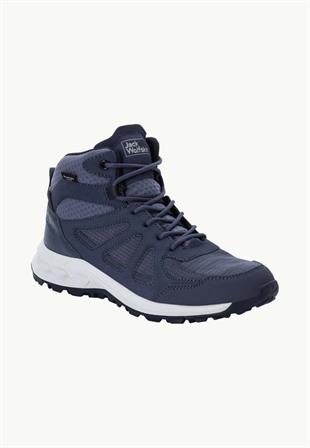 Jack Wolfskin 4051331_1388 Woodland 2 Texapore Mid W Graphite Kadın Outdoor Bot