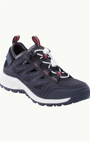 Jack Wolfskin 4051351 Woodland 2 Hybrid Low Dark Blue/Pink Kadın Aqua Ayakkabı