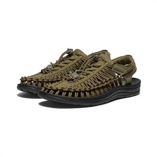 Keen 1023381 Uneek Dark Olive/Black Erkek Sandalet