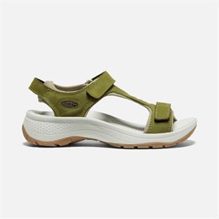 Keen 1026178 Astonia West T-Strap Leather Olive Drab Kadın Sandalet