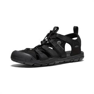 Keen 1026311 Clearwater CNX Triple Black Erkek Sandalet