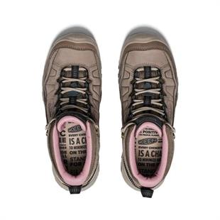 Keen 1028990 Targhee IV WP Brindle/Nostalgia Rose Kadın Outdoor Bot