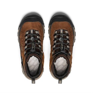 Keen 1029559 Targhee IV Mid WP Bison/Brindle Kadın Outdoor Bot