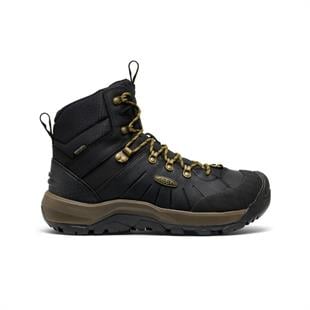 Keen 1031021 Revel IV Polar Mid WP Black/Lemon Curry Erkek Outdoor Bot