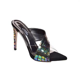 Kuum K11635 Siyah Süet Kadın Terlik