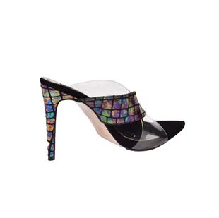 Kuum K11635 Siyah Süet Kadın Terlik