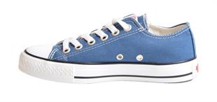 Kuum K8803 Kot Mavi Bileksiz Converse Kadın Spor Ayakkabsı