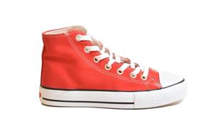 Kuum K8804 Kırmızı Bilekli Converse Kadın Spor Ayakkabı