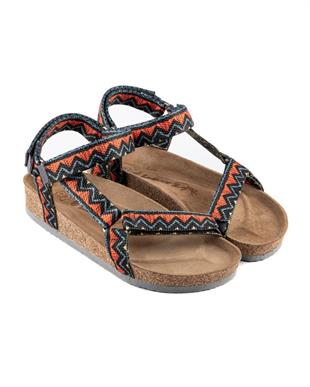 LeMoors MSAN505 Tengri Orange/Dark Grey Erkek Sandalet