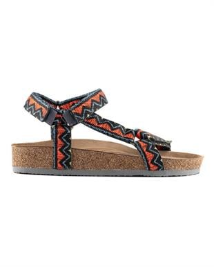 LeMoors MSAN505 Tengri Orange/Dark Grey Erkek Sandalet