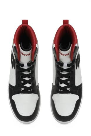 Lotto 101283960 Phoenix High 3FX Beyaz/Kırmızı Erkek Sneaker