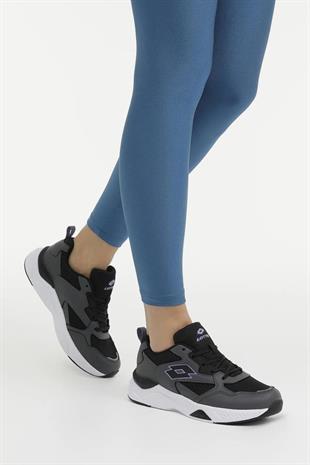 Lotto 101327997 Reeds WMN 3FX Siyah/Mor Kadın Sneaker