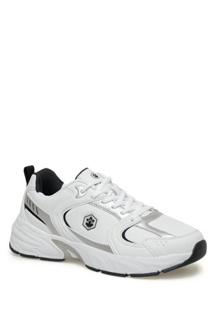 Lumberjack 101393010 Pol Pu 3PR Beyaz/Laci Erkek Sneaker