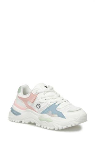 Lumberjack 101532062 Chuke 4FX Beyaz/Mavi/Pembe Kadın Sneaker