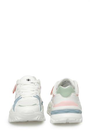 Lumberjack 101532062 Chuke 4FX Beyaz/Mavi/Pembe Kadın Sneaker