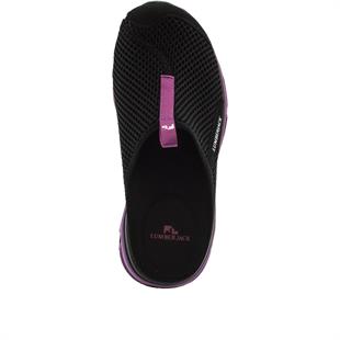 Lumberjack Castello 100310254 Siyah-Mor Bayan Terlik