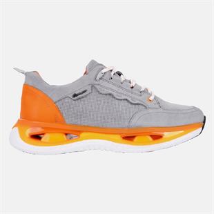 Marcomen 17058 Gri-Turuncu Erkek Sneaker