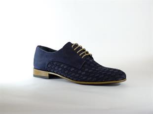 MarcoMen 614002 Lacivert Deri Erkek Ayakkabı