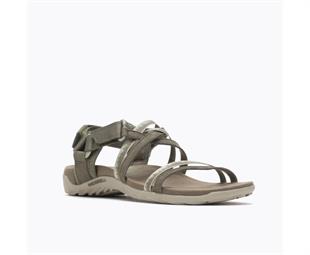 Merrell J004570 Terran 3 Cush Lattice Olive Kadın Sandalet