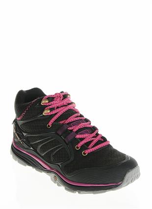 Merrell J01708 Verterra Mid Sport Gore Tex Black/Rose Kadın Outdoor Bot