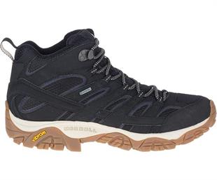 Merrell J035483 Moab 2 Mid Gtx Black/Gum Erkek Outdoor Bot