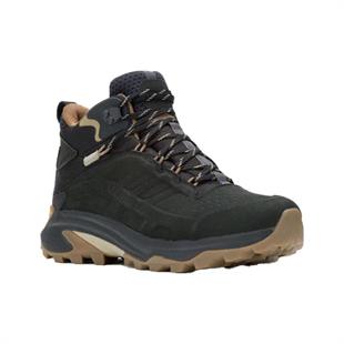 Merrell J037777 Moab Speed 2 LTR Mid Wp Black Erkek Outdoor Bot