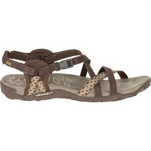 Merrell J22224 Terran Lattice Dark Earth Kadın Sandalet
