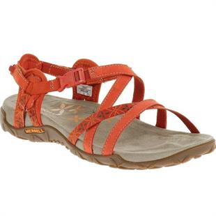 Merrell J22232 Terran Lattice  Red Clay Kadın Sandalet