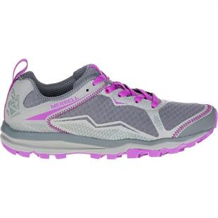 Merrell J35748 All Out Crush Light Grey/Purple Kadın Spor Ayakkabı