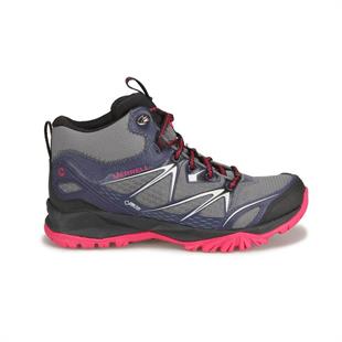 Merrell J35944 Capra Bolt Mid Gore Tex Plum/Plumeria Kadın Outdoor Bot